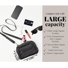 image:imageBaggallini Triple Zip Small Crossbody Bag for Women  Lightweight Convertible Fanny Pack Belt BagBlack Puff