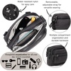 image:imageBaggallini Triple Zip Small Crossbody Bag for Women  Lightweight Convertible Fanny Pack Belt BagBlack Puff