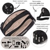 image:imageBaggallini Triple Zip Small Crossbody Bag for Women  Lightweight Convertible Fanny Pack Belt BagBlack With Sand Lining