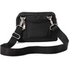 image:imageBaggallini Triple Zip Small Crossbody Bag for Women  Lightweight Convertible Fanny Pack Belt BagBlack With Sand Lining