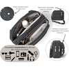 image:imageBaggallini Triple Zip Small Crossbody Bag for Women  Lightweight Convertible Fanny Pack Belt BagCharcoal