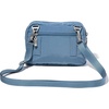 image:imageBaggallini Triple Zip Small Crossbody Bag for Women  Lightweight Convertible Fanny Pack Belt BagCornflower