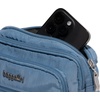 image:imageBaggallini Triple Zip Small Crossbody Bag for Women  Lightweight Convertible Fanny Pack Belt BagCornflower