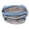 image:imageBaggallini Triple Zip Small Crossbody Bag for Women  Lightweight Convertible Fanny Pack Belt BagCornflower