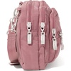 image:imageBaggallini Triple Zip Small Crossbody Bag for Women  Lightweight Convertible Fanny Pack Belt BagDusty Mauve