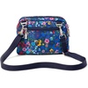 image:imageBaggallini Triple Zip Small Crossbody Bag for Women  Lightweight Convertible Fanny Pack Belt BagFlower Market