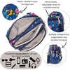 image:imageBaggallini Triple Zip Small Crossbody Bag for Women  Lightweight Convertible Fanny Pack Belt BagFlower Market