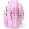 image:imageBaggallini Triple Zip Small Crossbody Bag for Women  Lightweight Convertible Fanny Pack Belt BagHibiscus Pink