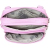 image:imageBaggallini Triple Zip Small Crossbody Bag for Women  Lightweight Convertible Fanny Pack Belt BagHibiscus Pink