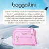 image:imageBaggallini Triple Zip Small Crossbody Bag for Women  Lightweight Convertible Fanny Pack Belt BagHibiscus Pink
