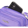 image:imageBaggallini Triple Zip Small Crossbody Bag for Women  Lightweight Convertible Fanny Pack Belt BagLavender Surf