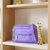 image:imageBaggallini Triple Zip Small Crossbody Bag for Women  Lightweight Convertible Fanny Pack Belt BagLavender Surf