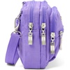 image:imageBaggallini Triple Zip Small Crossbody Bag for Women  Lightweight Convertible Fanny Pack Belt BagLavender Surf