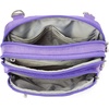 image:imageBaggallini Triple Zip Small Crossbody Bag for Women  Lightweight Convertible Fanny Pack Belt BagLavender Surf