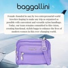 image:imageBaggallini Triple Zip Small Crossbody Bag for Women  Lightweight Convertible Fanny Pack Belt BagLavender Surf