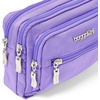 image:imageBaggallini Triple Zip Small Crossbody Bag for Women  Lightweight Convertible Fanny Pack Belt BagLavender Surf