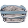image:imageBaggallini Triple Zip Small Crossbody Bag for Women  Lightweight Convertible Fanny Pack Belt BagLight Indigo Denim