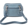 image:imageBaggallini Triple Zip Small Crossbody Bag for Women  Lightweight Convertible Fanny Pack Belt BagLight Indigo Denim