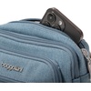image:imageBaggallini Triple Zip Small Crossbody Bag for Women  Lightweight Convertible Fanny Pack Belt BagLight Indigo Denim