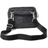 image:imageBaggallini Triple Zip Small Crossbody Bag for Women  Lightweight Convertible Fanny Pack Belt BagMidnight Blossom Print