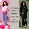 image:imageBaggallini Triple Zip Small Crossbody Bag for Women  Lightweight Convertible Fanny Pack Belt BagMoonrock Puff
