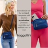 image:imageBaggallini Triple Zip Small Crossbody Bag for Women  Lightweight Convertible Fanny Pack Belt BagPacific