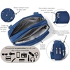 image:imageBaggallini Triple Zip Small Crossbody Bag for Women  Lightweight Convertible Fanny Pack Belt BagPacific