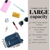 image:imageBaggallini Triple Zip Small Crossbody Bag for Women  Lightweight Convertible Fanny Pack Belt BagPacific