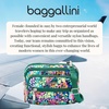 image:imageBaggallini Triple Zip Small Crossbody Bag for Women  Lightweight Convertible Fanny Pack Belt BagParadise Print