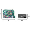 image:imageBaggallini Triple Zip Small Crossbody Bag for Women  Lightweight Convertible Fanny Pack Belt BagParadise Print