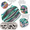 image:imageBaggallini Triple Zip Small Crossbody Bag for Women  Lightweight Convertible Fanny Pack Belt BagParadise Print