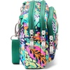 image:imageBaggallini Triple Zip Small Crossbody Bag for Women  Lightweight Convertible Fanny Pack Belt BagParadise Print