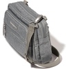 image:imageBaggallini Triple Zip Small Crossbody Bag for Women  Lightweight Convertible Fanny Pack Belt BagStone