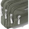 image:imageBaggallini Triple Zip Small Crossbody Bag for Women  Lightweight Convertible Fanny Pack Belt BagThyme
