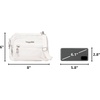 image:imageBaggallini Triple Zip Small Crossbody Bag for Women  Lightweight Convertible Fanny Pack Belt BagWhite