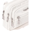 image:imageBaggallini Triple Zip Small Crossbody Bag for Women  Lightweight Convertible Fanny Pack Belt BagWhite
