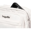 image:imageBaggallini Triple Zip Small Crossbody Bag for Women  Lightweight Convertible Fanny Pack Belt BagWhite