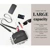 image:imageBaggallini Triple Zip Small Crossbody Bag for Women  Lightweight Convertible Fanny Pack Belt BagWhite
