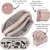 image:imageBaggallini Triple Zip Small Crossbody Bag for Women  Lightweight Convertible Fanny Pack Belt BagWoodrose
