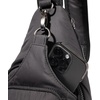 image:imageBaggallini Womens Central Park Sling 12x7 Crossbody Bag WConvertible Adjustable Shoulder StrapBlack Puff