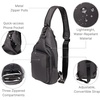 image:imageBaggallini Womens Central Park Sling 12x7 Crossbody Bag WConvertible Adjustable Shoulder StrapBlack Puff