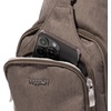image:imageBaggallini Womens Central Park Sling 12x7 Crossbody Bag WConvertible Adjustable Shoulder StrapDark Umber Heritage