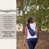 image:imageBaggallini Womens Central Park Sling 12x7 Crossbody Bag WConvertible Adjustable Shoulder StrapGunmetal Puff