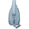 image:imageBaggallini Womens Central Park Sling 12x7 Crossbody Bag WConvertible Adjustable Shoulder StrapLight Indigo Denim