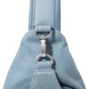 image:imageBaggallini Womens Central Park Sling 12x7 Crossbody Bag WConvertible Adjustable Shoulder StrapLight Indigo Denim
