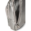 image:imageBaggallini Womens Central Park Sling 12x7 Crossbody Bag WConvertible Adjustable Shoulder StrapPlatinum Ecopuff