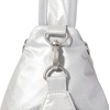 image:imageBaggallini Womens Central Park Sling 12x7 Crossbody Bag WConvertible Adjustable Shoulder StrapSilver Metallic