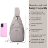 image:imageBaggallini Womens Central Park Sling 12x7 Crossbody Bag WConvertible Adjustable Shoulder StrapStone Heritage