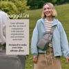 image:imageBaggallini Womens Central Park Sling 12x7 Crossbody Bag WConvertible Adjustable Shoulder StrapStone Heritage