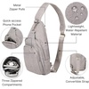image:imageBaggallini Womens Central Park Sling 12x7 Crossbody Bag WConvertible Adjustable Shoulder StrapStone Heritage